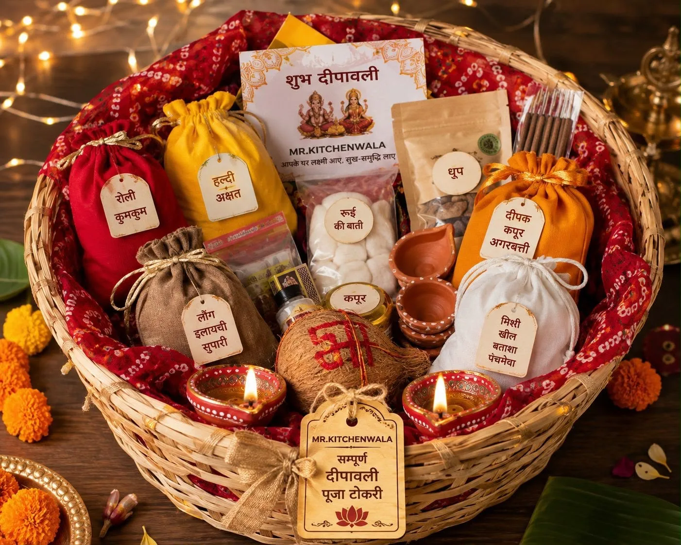 Diwali puja hamper
